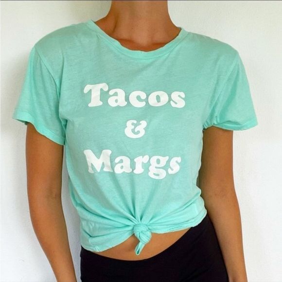 Wildfox Tops - NEW Wildfox Tacos & Margs Happy Hour Tee